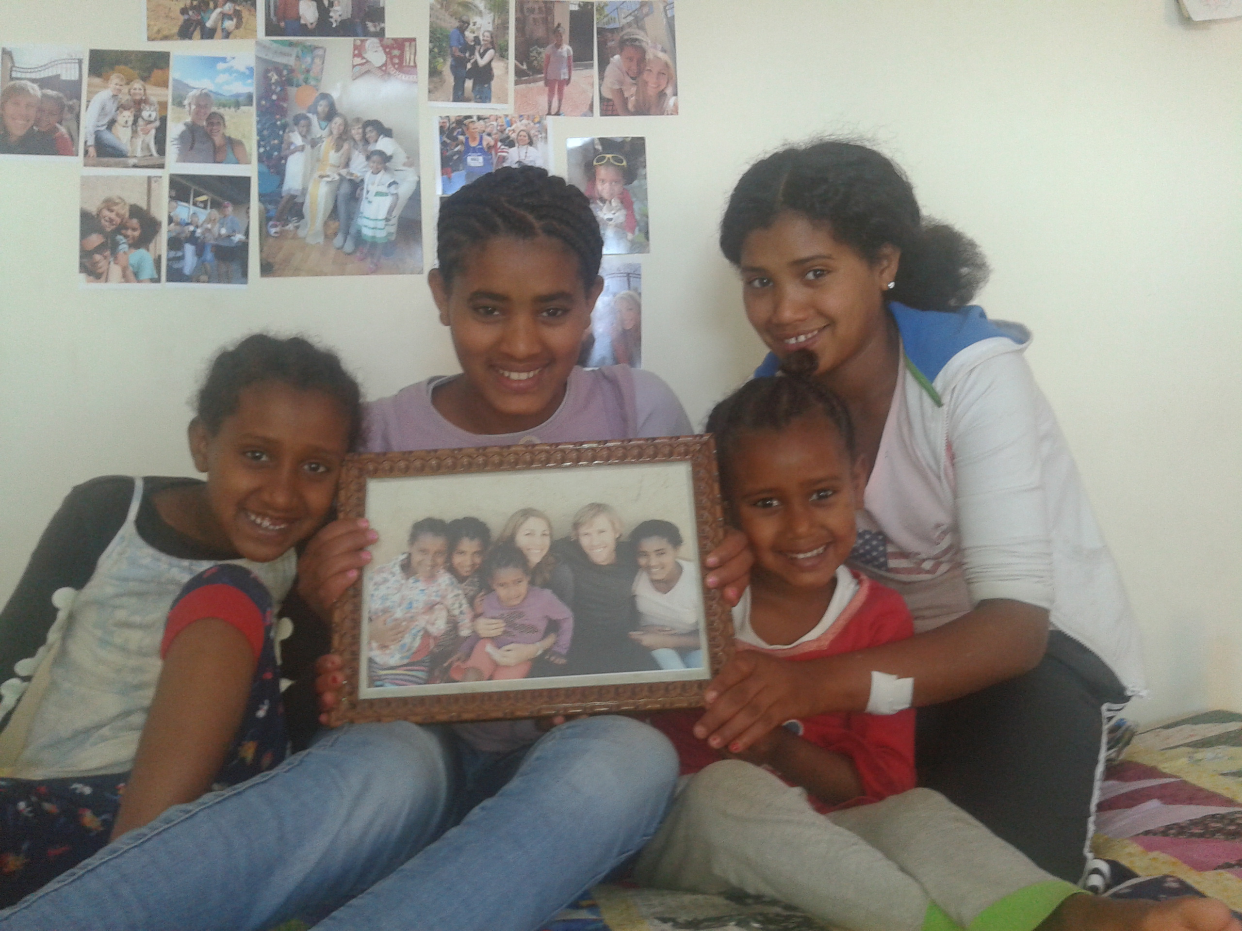Waiting for us in Ethiopia but already a family